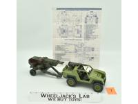 Heavy Artillery Laser Hal &amp; Attack Vehicle Vamp #7 GI Joe Vehicle 1984 Hasbro