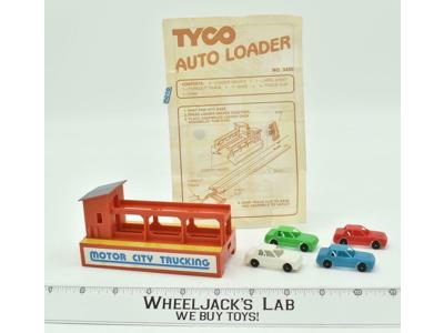 Electric Trucking US-1 Scale HO Slot Car Accessory Auto Loader #3455 W/Cars Tyco