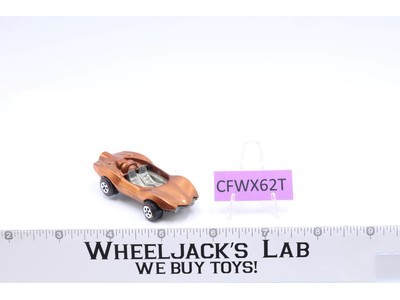 Johnny Lightning Custom Turbine Orange 1969 Topper Diecast Vintage