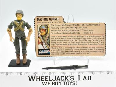 Rock' N Roll V1 GI Joe ARAH Vintage Hasbro 1982 Action Figure