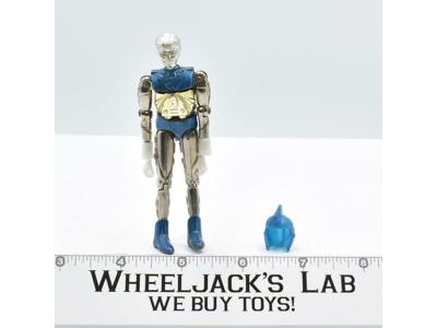 Blue Galactic Warrior Gold Plate w/ Helmet #1 Micronauts 1976 Mego Vintage