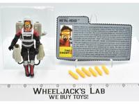 Metal-Head V1 100% Complete 1990 GI Joe ARAH Hasbro Vintage Action Figure