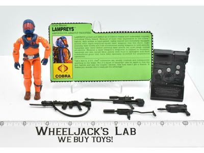 Lampreys V2 100% Complete GI Joe ARAH Vintage Hasbro 1990  Action Figure