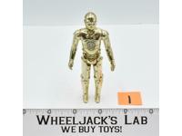 C-3PO #1 100% Complete Star Wars 1977 Vintage Kenner Action Figure NO REPRO