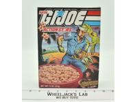 GI Joe Action Stars Shipwreck Sweetened Cereal BOX ONLY Ralston Purina Co.