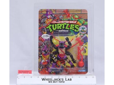 Antrax CAS GRADED 85 90/85/85 44-Back TMNT 1992 Playmates Toys Action Figure