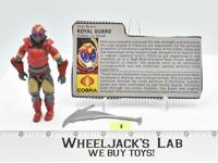 Royal Guard #1 V1 1987 GI Joe ARAH Hasbro Vintage Action Figure