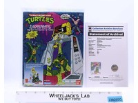Flushomatic CAS GRADED 80 TMNT 1989 Playmates Action Figure Vehicle NEW SEALED