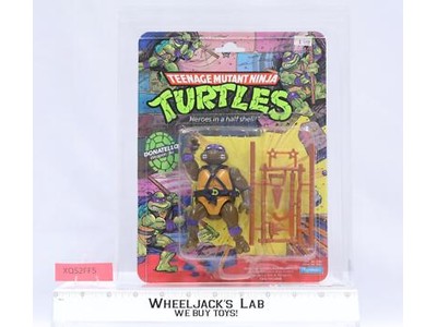 Donatello CAS GRADED 85 85/85/90 10-Back TMNT 1988 Playmates Toys Action Figure