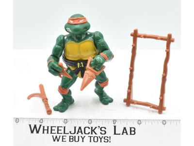 Michelangelo Soft Head 1988 Teenage Mutant Ninja Turtle Vintage Playmates Toys
