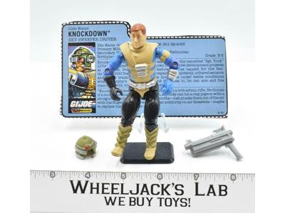 Knockdown #1 100% Complete 1987 GI Joe ARAH Vintage Hasbro Action Figure