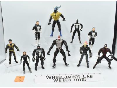Lot of 10 Mix of Marvel and Playmates Action Figures