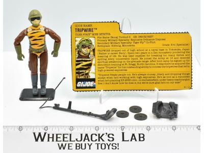 Tripwire V3 100% Complete Tiger Force 1988 GI Joe Vintage Hasbro Action Figure