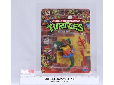 Leatherhead CAS GRADED 85 85/85/90 19-Back TMNT 1989 Playmates Figure