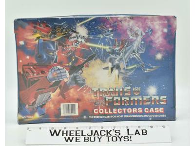 Vinyl Collectors Case #75100 W/Tray 1984 Tara Toy Corp. G1 Transformers Vintage