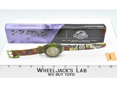 3-D Stego #1 Jurassic Park The Lost World Burger King 1997 Wrist Watch