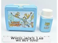 Inspector Gadget Lunchbox W/Matching Thermos 1983 Vintage