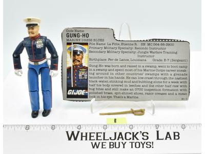 Gung-Ho #1 V2 100% Complete GI Joe ARAH Vintage Hasbro 1987 Action Figure