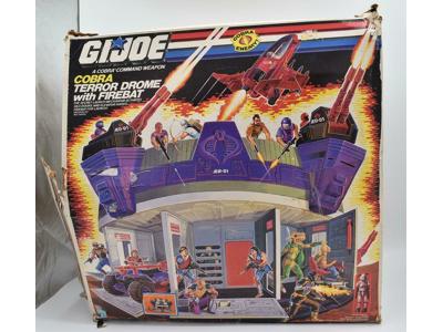 Terror Drome 100% Complete W/Box GI Joe 1986 Hasbro Action Figure Playset
