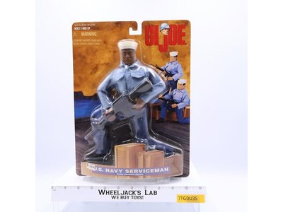 U.S. Navy Serviceman African American GI Joe 12" 1997 Hasbro Action Figure MISB
