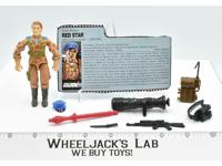 Red Star V1 100% Complete 1991 GI Joe ARAH Vintage Hasbro Action Figure