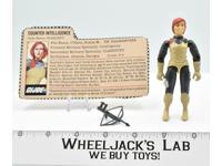 Scarlett 100% Complete GI Joe V1.5 ARAH Vintage Hasbro 1982-83 Action Figure