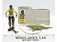Croc Master V1 GI Joe ARAH Vintage Hasbro 1987 Action Figure