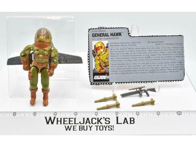 General Hawk V1 100% Complete ARAH 1991 GI Joe Hasbro Vintage Action Figure