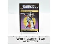 Megatron Action Figure Vintage Instruction Manual 1984 Hasbro G1 Transformers