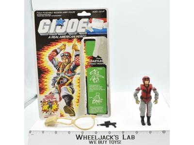Crazylegs V1 W/ Card 1987 GI Joe Hasbro Vintage Action Figure