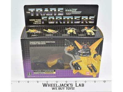 Ransack NEAR MINT MIB 100% Complete 1985 Vintage G1 Transformers Action Figure