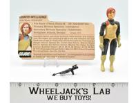 Scarlett V1 STRAIGHT ARM 100% Complete 1982 GI Joe ARAH Hasbro Action Figure