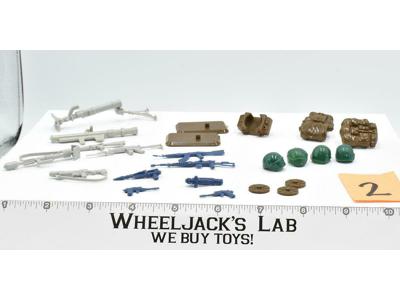 Lot #2 Battle Gear Accessory Pack 2 Set Complete 1984 Weapons Gi Joe Vintage