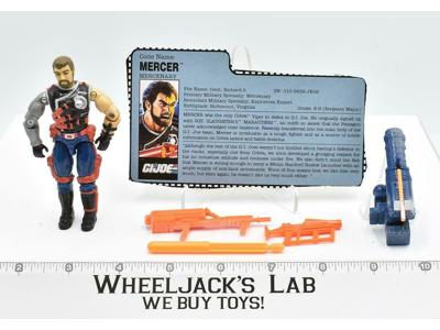 Mercer V2 1991 GI Joe ARAH Vintage Hasbro Action Figure