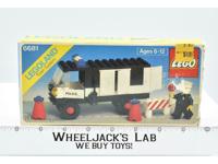 Lego Town 6681 Police Van Legoland 1981 LEGO Set Vintage