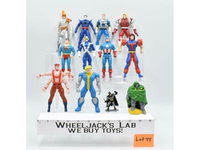 Lot #44 12 Superman DC Comics Superheroes Villains ToyBiz Kenner Action Figures