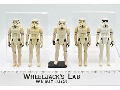 Lot of 5 Imperial Stormtrooper Star Wars 1977 Vintage Kenner Action Figure