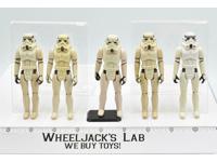 Lot of 5 Imperial Stormtrooper Star Wars 1977 Vintage Kenner Action Figure