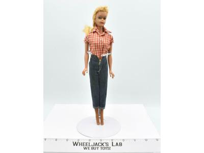 Vintage Ponytail Barbie Blonde W/Fishing Outfit 12in Mattel 1960's