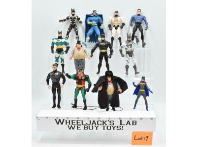 Lot #17 12 Batman DC Comics Superheroes Villains ToyBiz Kenner Action Figures