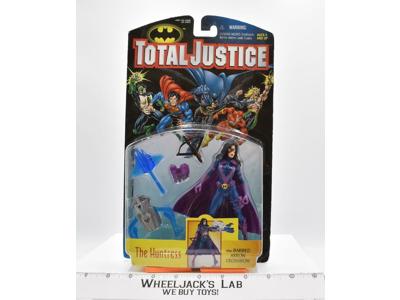 The Huntress Total Justice Batman 1997 Kenner NEW MOSC Action Figure
