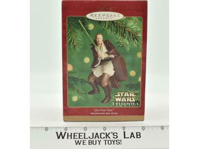 Qui-Gon Jinn Wars Hallmark Keepsake Christmas Ornament 2000 NEW MIB