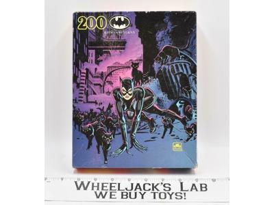 Batman Returns Catwoman 200 Piece Puzzle DC Comics Golden 1992 Vintage