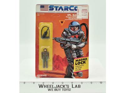 CPL. Slash W/Card Starcom 1986 Coleco Vintage Action Figure