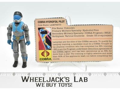 Lampreys V1 1985 GI Joe ARAH Vintage Hasbro Action Figure