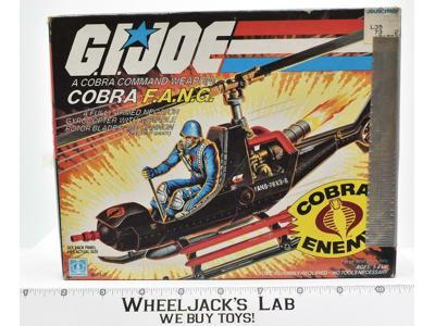 Cobra F.A.N.G. Gyrocopter w/ Box Complete GI Joe 1983 Action Hasbro Vintage
