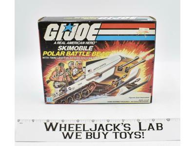 Skimobile Polar Battle Bear Complete MIB GI Joe 1983 Action Hasbro Vintage