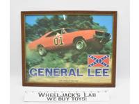 Dukes Of Hazzard Framed 13.5 x 11 in. General Lee Poster Warner Bros. 1981