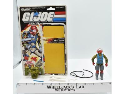 Fast Draw V1 100% Complete 1987 GI Joe ARAH Hasbro Vintage Action Figure