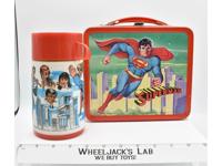 Superman Lunchbox W/Thermos DC Comics Aladdin Industries 1978 Vintage